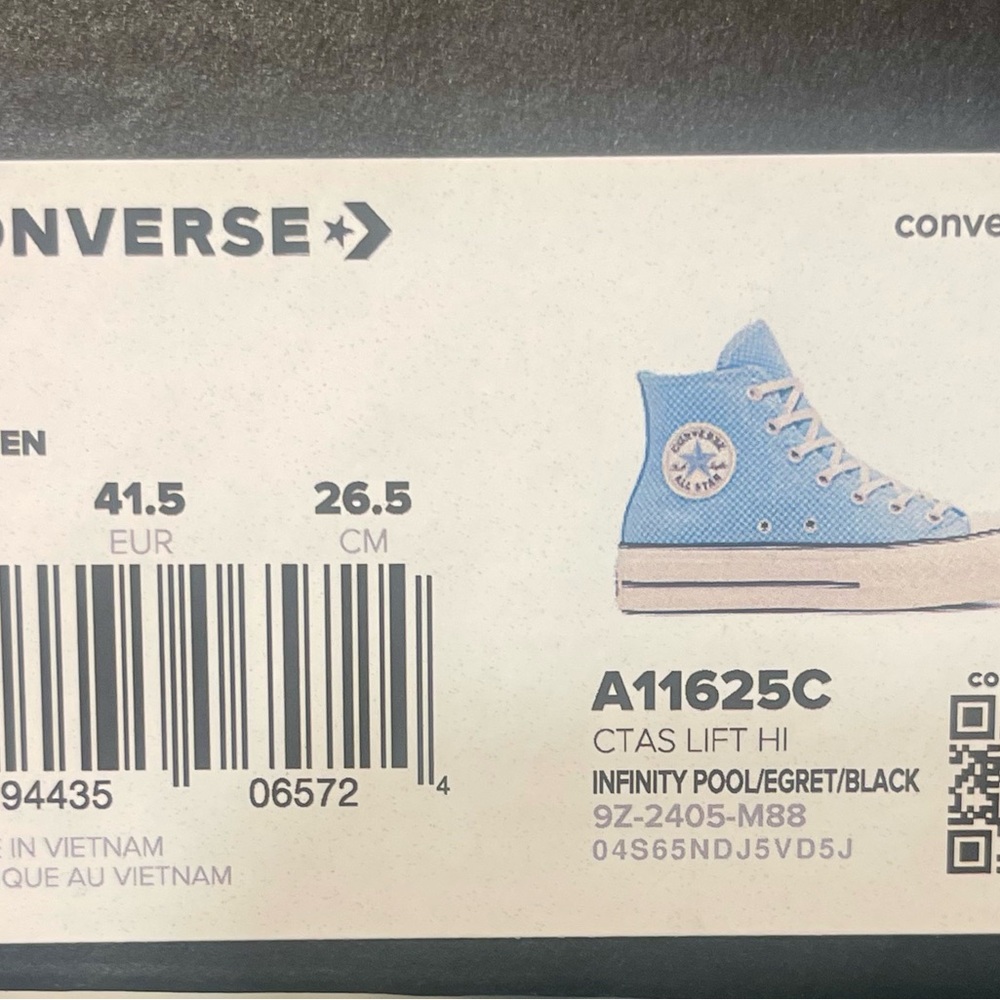 Converse High-Top Sneakers - Infinity Pool Blue